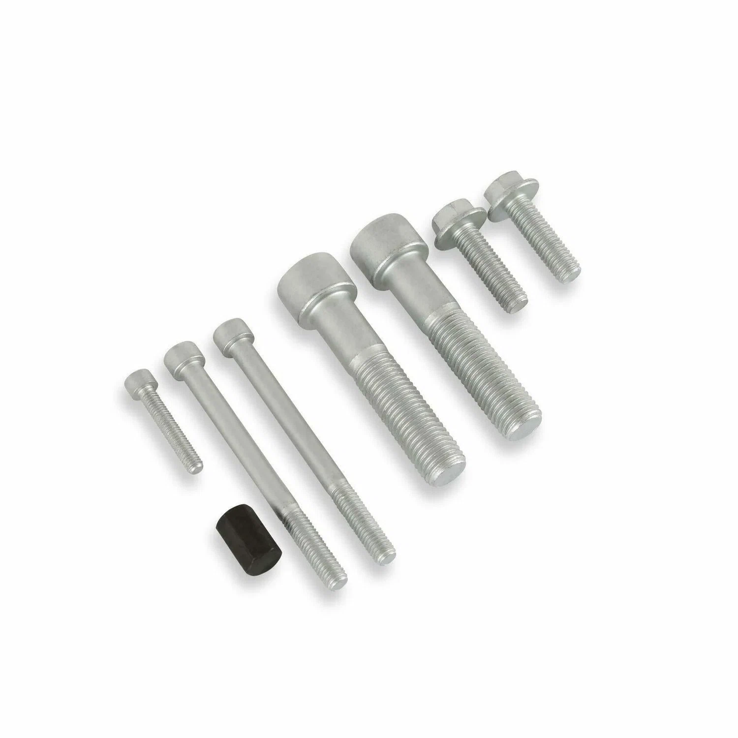 A_C Bracket Kit For Holley Cover-Black-97-421